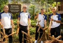 Lapas Baubau Panen Singkong Dukung Ketahanan Pangan Nasional