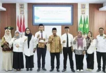 Kakanwil Kemenag Sultra Lantik Tiga Pejabat Fungsional Baru