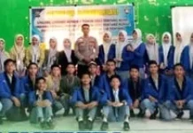 Polsek Kulisusu Tanamkan Kesadaran Hukum kepada 75 Pelajar SMAN 1 Kulisusu
