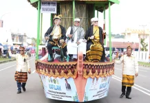 Perahu Boti dan Masjid Wawoangi Jadi Ikon Buton Selatan di MTQ