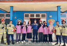Mahasiswa Kesmas Unidayan Observasi SMK3 di Damkar Baubau