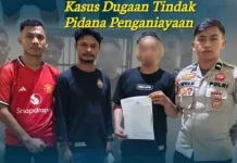 Polres Butur  Tahan Dua Tersangka Penganiayaan Aksi di Kantor Dinas Pendidikan