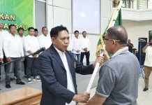 Pengurus Baru ASKOT PSSI Baubau Dikukuhkan, Pemkot Dorong Pembinaan Usia Dini