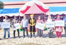 HUT Butur ke-19, Bupati Serahkan Santunan BPJS Ketenagakerjaan