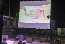 Layar Benteng Hadirkan Bioskop Rakyat di Desa Sandang Pangan