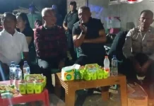Berlangsung Kondusif, Polsek Kulisusu Barat Amankan Hiburan Malam Pernikahan