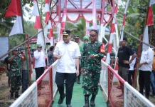 Jembatan Garuda Sungai Loko Lawele Perkuat Konektivitas Wilayah