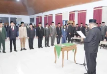 Bupati Buton Selatan Lantik Sembilan JPT Pratama Hasil Seleksi Terbuka