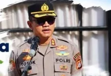 AKBP Totok Budi Berpamitan dengan Personel Polres Butur
