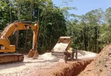 Rehabilitasi Jalan TMMD Ke-129 Masuki Tahap Pembentukan Badan Jalan
