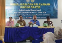 Kejari Baubau Sosialisasikan Layanan Hukum Gratis kepada Aparatur Kecamatan