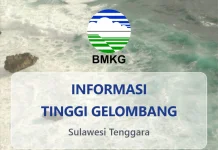 Prakiraan Tinggi Gelombang Sultra 12 – 15 Agustus 2026