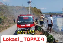 Lima Titik Kebakaran Lahan Melanda Baubau