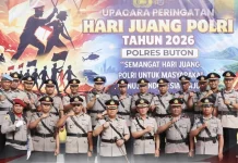 Hari Juang Polri, Kapolres Buton Tekankan Semangat Pengabdian