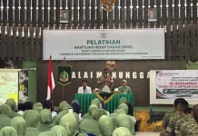 Kodim 1413/Buton Latih Prajurit dan Persit Pertolongan Darurat