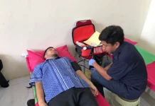 Bupati Buton Ikut Donor Darah di Hari Lahir Kejaksaan
