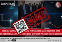 HOAKS Kantor IMF di Indonesia Ditutup TNI dan Polri