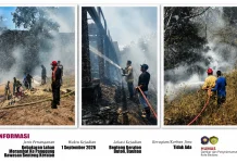 Damkar Baubau Ingatkan Warga Stop Bakar Sampah