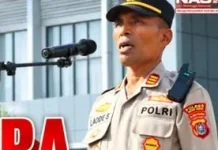 Polres Butur Upacara Haornas ke-43, Tekankan Pentingnya Kebugaran Personel