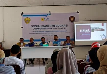 PLTMG Baubau Bersama Damkar Edukasi Warga Lea-Lea Cegah Kebakaran Lahan
