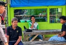 Patroli Samapta Butur Ingatkan Warga Waspada Kriminal
