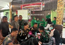 HUT ke-81 TNI, Kodim 1413/Buton Kumpulkan 79 Kantong Darah
