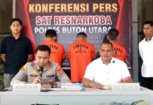 Tiga Kasus Sabu Diungkap Polres Butur, Barang Bukti 56,12 Gram