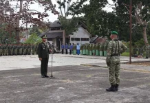 HUT ke-81 TNI, Kodim 1413 Buton Ziarah Nasional di TMP Oputa Yikoo