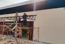 Babinsa Kawal Pengerjaan KDKMP Desa Gaya Baru Buton Selatan