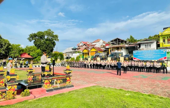 Polres Baubau Gelar Apel Operasi Ketupat Anoa 2026