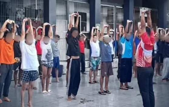 Jaga Kebugaran WBP, Lapas Baubau Gelar Senam Pagi
