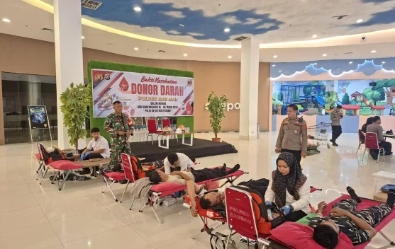 Polres Baubau Gelar Donor Darah, Terkumpul Puluhan Kantong