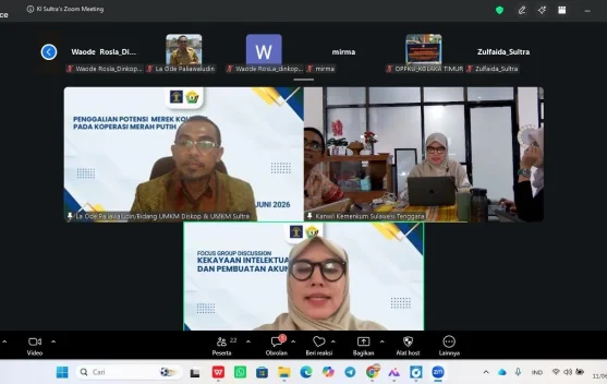 Kemenkum Sultra Dorong Perlindungan Merek Kolektif Produk Unggulan