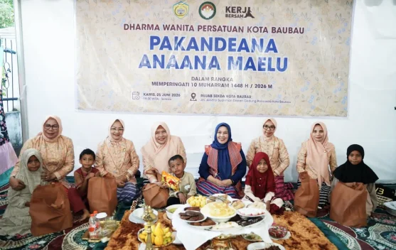 Pekandeana Anaana Maelu, DWP Baubau Rawat Tradisi dan Kepedulian Sosial
