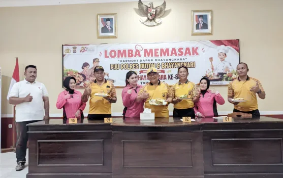 Perkuat Soliditas Internal, Polres Buton Gelar Lomba Memasak Hari Bhayangkara