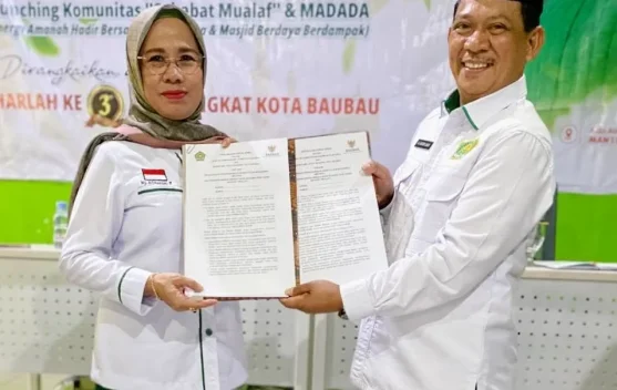 Kemenag Baubau Luncurkan Program Sahabat Mualaf dan MADADA