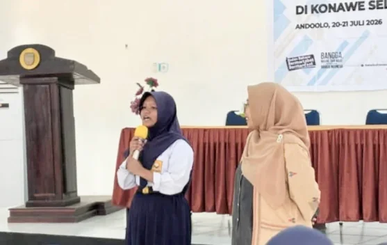 Balai Bahasa Sultra Latih Ratusan Siswa SMP Konawe Selatan Membaca Cepat