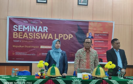 Direktur Fasilitasi Riset Dorong Mahasiswa Baubau Manfaatkan Beasiswa LPDP