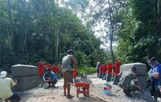 Masuki Tahap Finishing, Pembangunan Jembatan Wasaga di Buton Segera Rampung