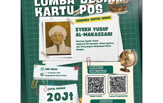 Lomba Kartu Pos 400 Tahun Syekh Yusuf Al-Makassari, Angkat Pesan Perdamaian
