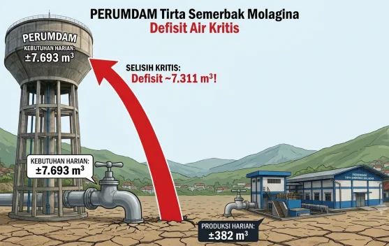 Selisih Kebutuhan dan Produksi Air Baubau Masih Timpang