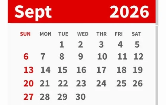 Daftar Hari Besar Nasional dan Internasional September 2026
