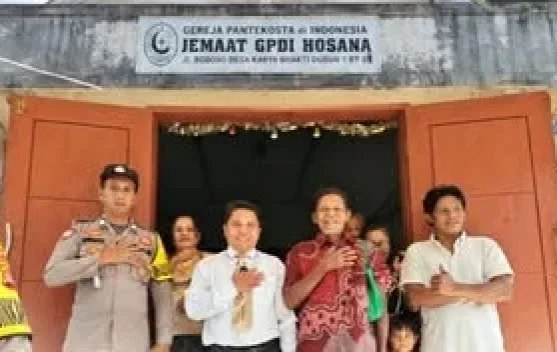 Polsek Kulisusu Barat Amankan Ibadah Jemaat GPDI Hosana Karya Bakti