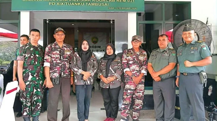 Kodim Siak Gelar Donor Darah Peringati HUT Persit
