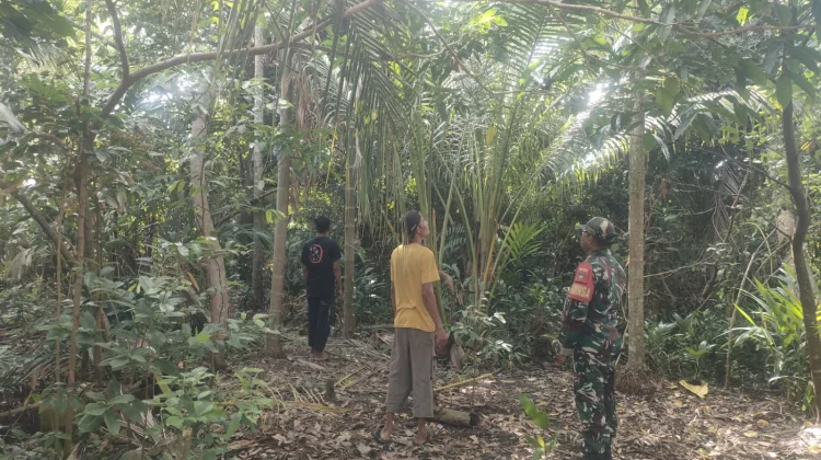 Babinsa Tebing Tinggi Patroli Cegah di Daerah Rawan