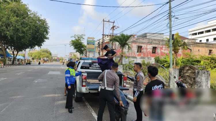 Subuh Ramadhan, Polisi Amankan Motor Knalpot Brong