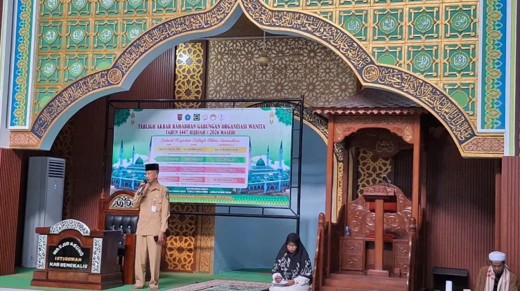 Tabligh Akbar Ramadan GOW Bengkalis Perkuat Peran Ibu