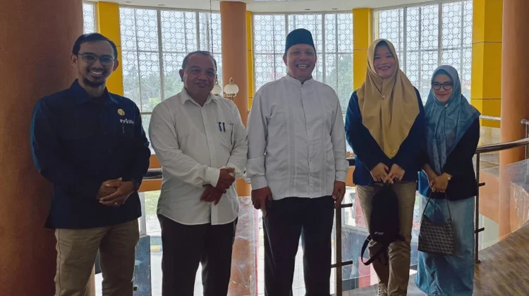 Rektor IAIN Datuk Laksemana Bengkalis Sambut Kunjungan SP RRI Bengkalis