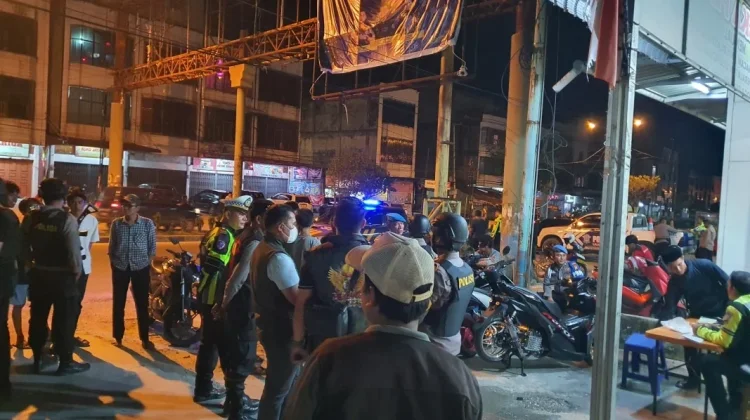 Polsek Mandau Razia Balap Liar Duri