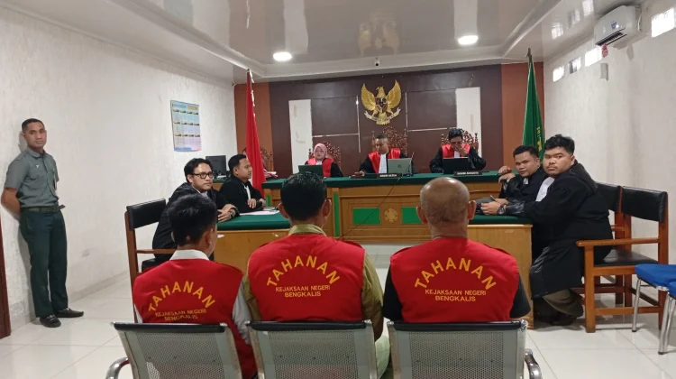 PN Bengkalis Vonis Tiga Terdakwa Pengeroyokan Karyawan PT. TKWL